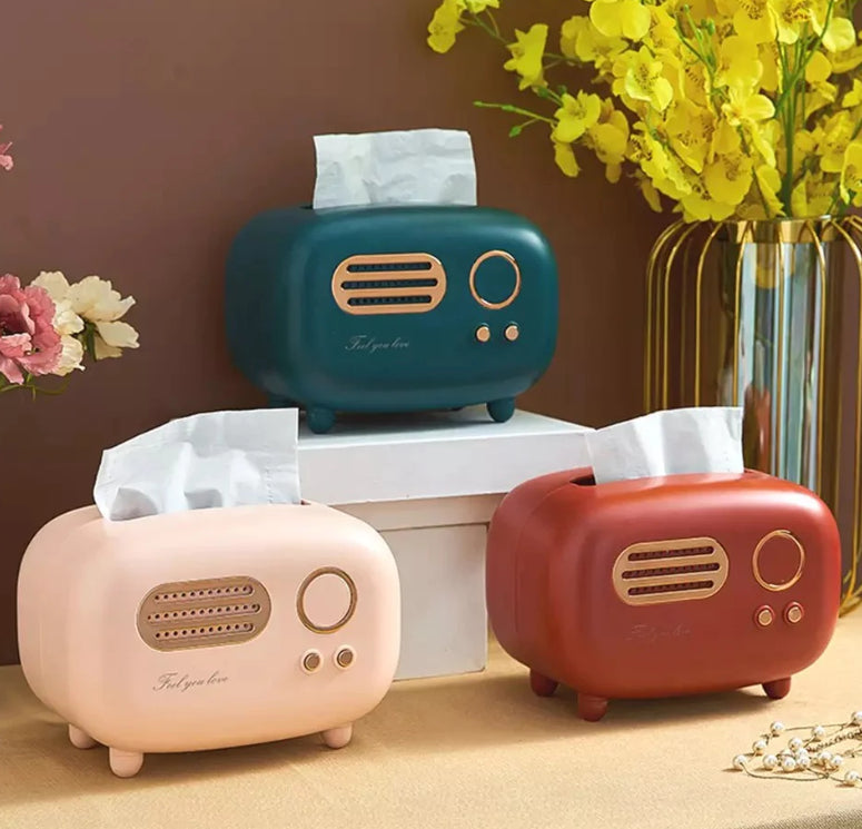 Radio Style Tissue Box