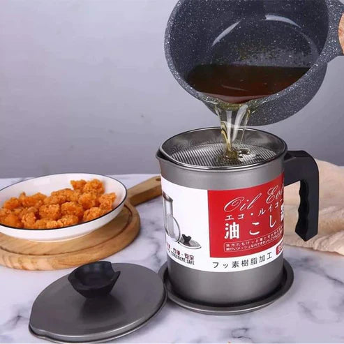 Oil Filter Jug 1.4L Stainless Steel
