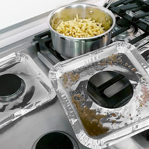 10Pcs Disposable Aluminium Stove Protector Covers