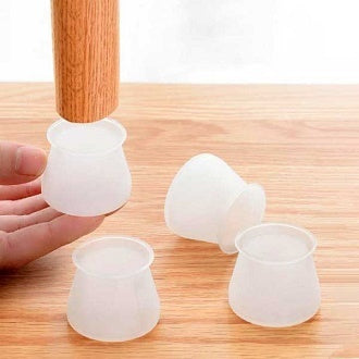 Table Chair Leg Silicone Cap Pad Furniture Non Slip Feet Cover Floor Protector Foot Bottom Pads Caps Rubber Home Decoration