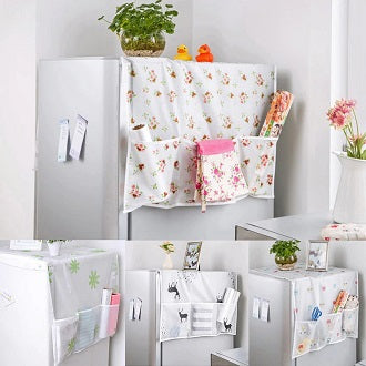 Pack off 2 -Microwave Dust Cover with Fridge Cover