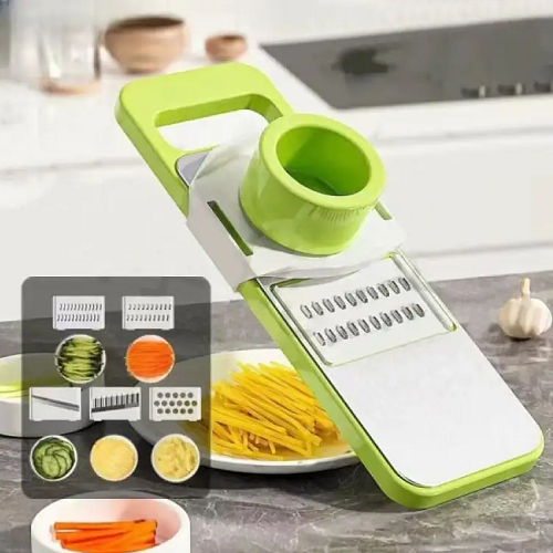 5 In 1 Vegetable Cutter Stainless Steel Slicer