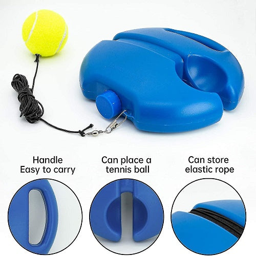 Tennis Trainer With 1Pc Tennis Ball For Beginner, Tennis Rebounder Set For Self Training, Auxiliary Training Equipment