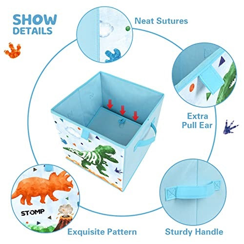 Kids Cartoon Design Toy Storage Organiser Box