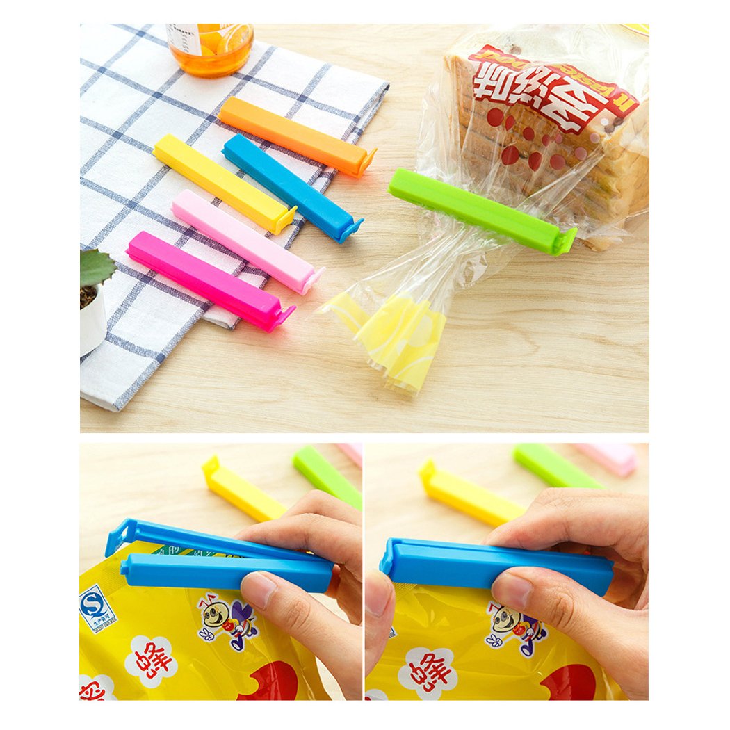 Multicolor Reusable Plastic Food Snack Storage Seal Sealing Bag Clips