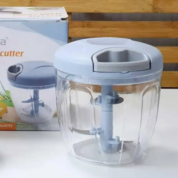 Manual Speedy Chopper, Vegetable Cutter and Slicer, Hand Pull Chopper, Speedy Chopper With 5 Blades 900 ML