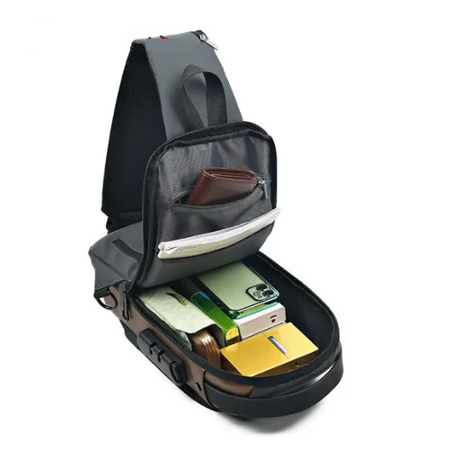 Anti-theft Waterproof Cross body Bag with USB Charging Multifunctional Casual Bag