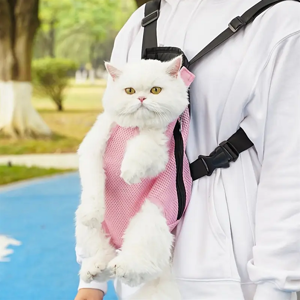 Pet Carrier Backpack Carrier with Storage Pockets