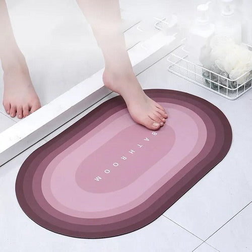 Non-Slip Bath Mat Water Absorbent