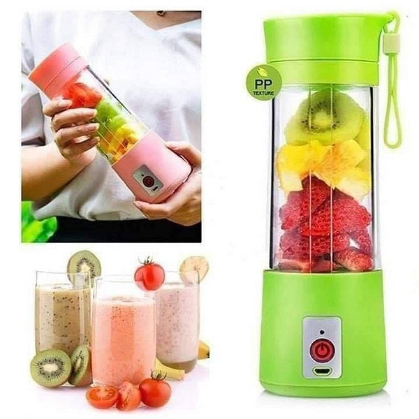 Portable Powerful 6 Blades USB Rechargeable Juicer/Blender