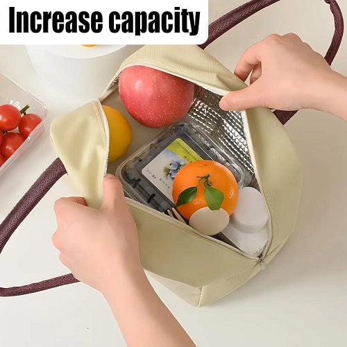 3D Thermal Lunch Bag, Cartoon Bento Bag, Large Capacity Lunch Bag with Foil Insulation