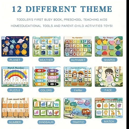 Reusable Sticker Book Busy Book for Kids Children'S Treasure Handmade Sticker Book