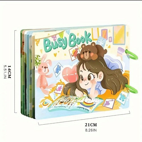 Reusable Sticker Book Busy Book for Kids Children'S Treasure Handmade Sticker Book