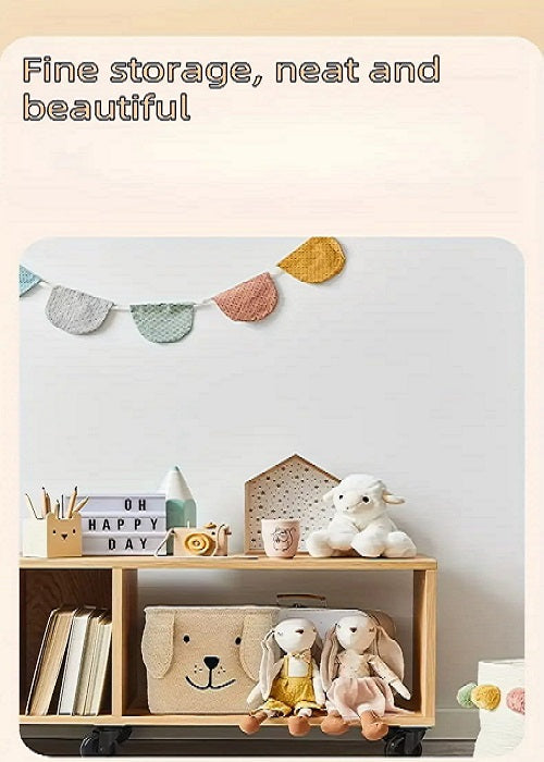 Soft Plush Big Ear Bunny Storage Basket
