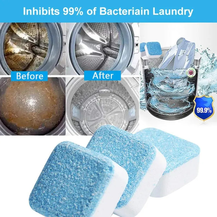 12PCS Tab Washing Machine Cleaner Washer Cleaning Detergent