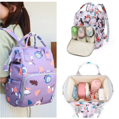 Mother Diaper Backpack Printed Bag