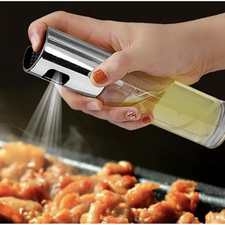 Glass Oil Spray Bottle Pump for Oil-Control Kitchen Oil-Sprayer Pot Bottle Dispenser