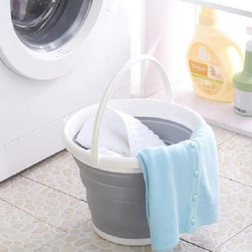 Silicone Folding Collapsible Portable Water Bucket (5 Ltr & 10 Ltr)