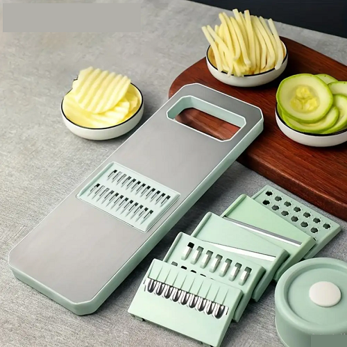 5 In 1 Vegetable Cutter Stainless Steel Slicer