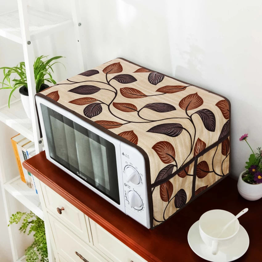 Microwave Oven Cover Dust proof Double Pocket Storage Bag Size 17x45 inches