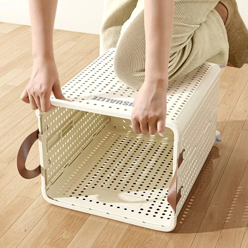LARGE CAPACITY MOVABLE FOLDING LAUNDRY BASKET