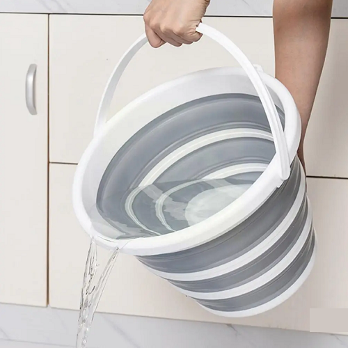 Silicone Folding Collapsible Portable Water Bucket (5 Ltr & 10 Ltr)