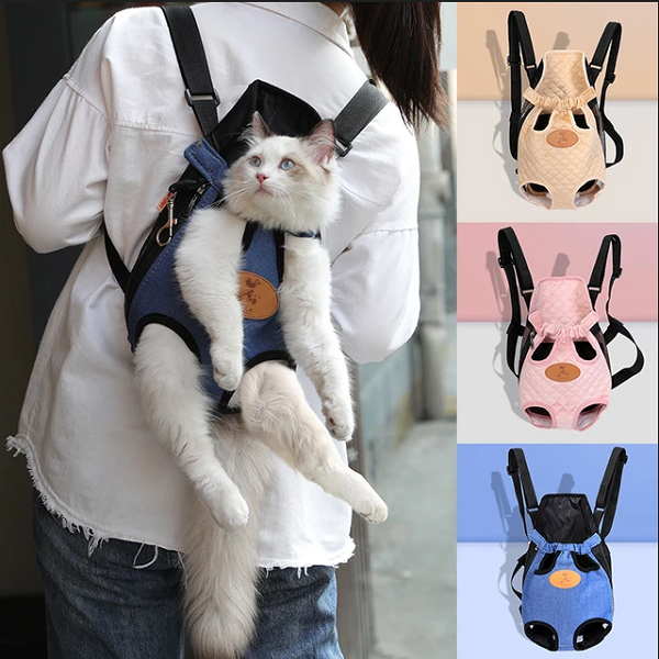 Pet Carrier Backpack Carrier with Storage Pockets