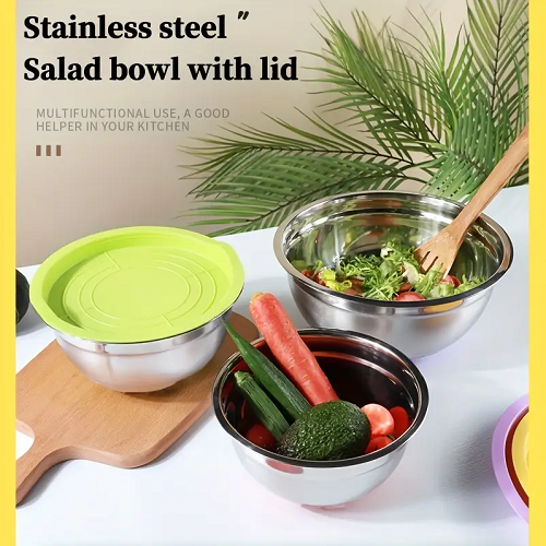 Stainless Steel 3 Pcs Food Storage Box Airtight