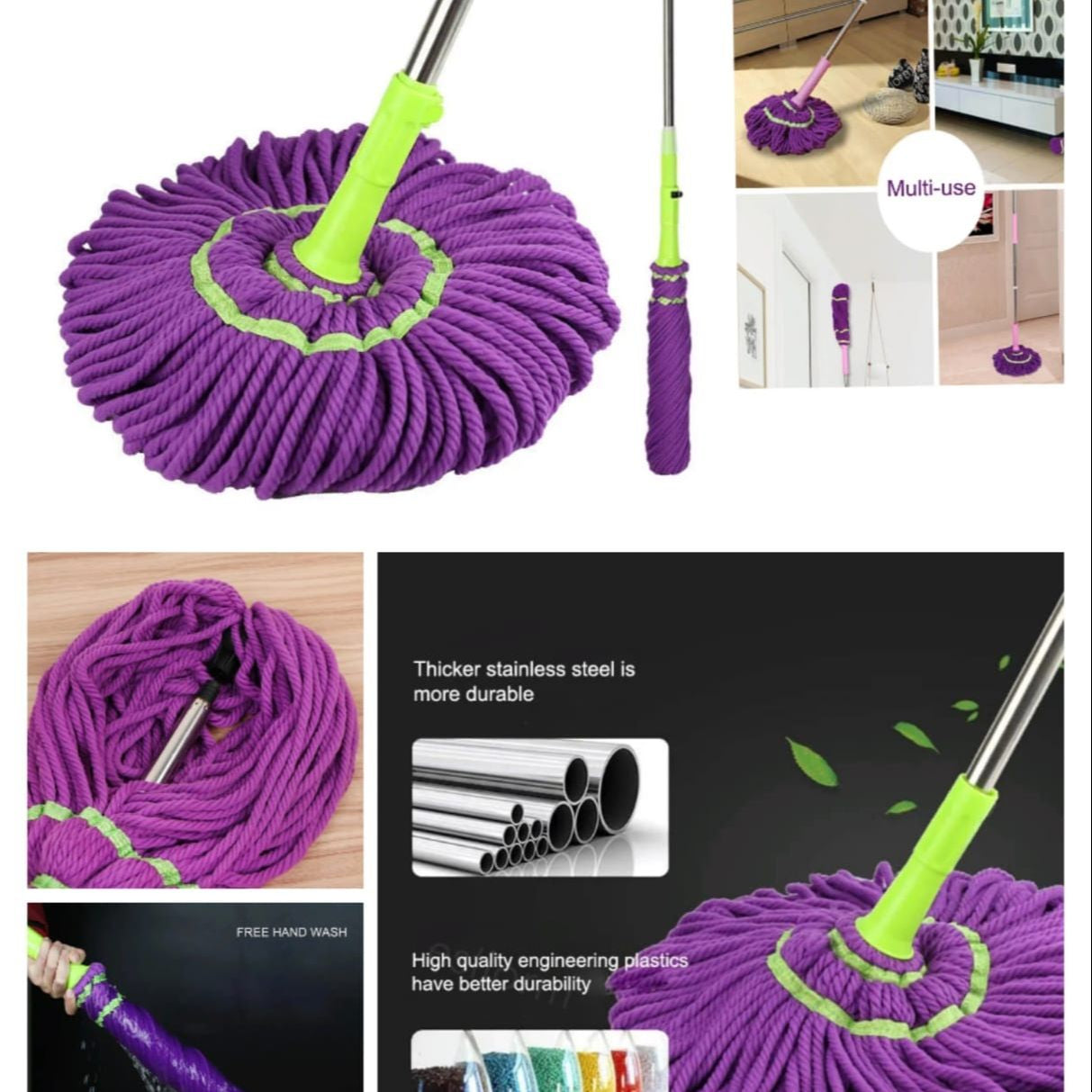 Micro Fiber Twister Mop