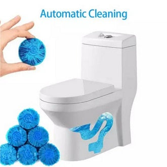 10 Pcs/Set Blue Tablet Toilet Bowl Cleaner