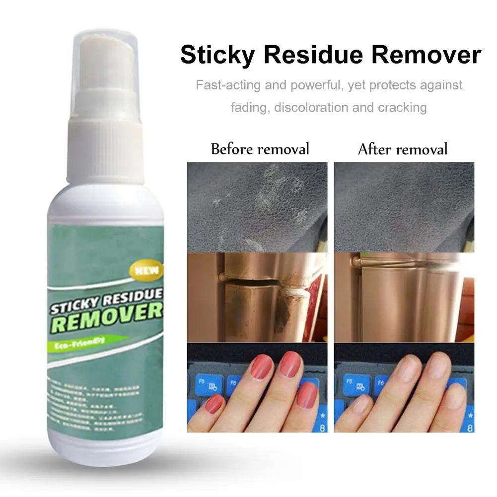 Quick And Easy Sticker Remover Sticky Residue Remover Cleaner Spray For Car Glass Label Cleaner Adhesive Glue Spray