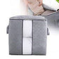 Improved Quality LARGE Storage Bags Organizers Portable Bamboo Clothes Blanket Large Folding Bag non woven Storage Boxes topsky DOUBLE ZIPPER