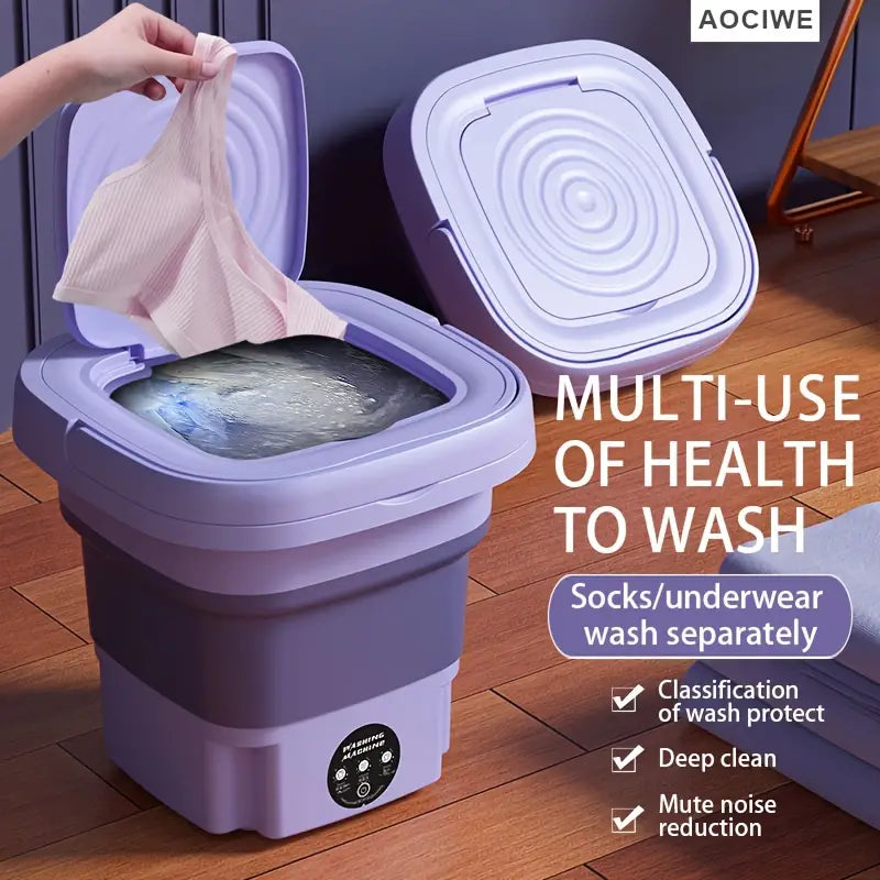 Mini Folding Washing Machine + Dryer