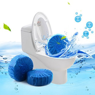 10 Pcs/Set Blue Tablet Toilet Bowl Cleaner