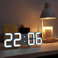 3D LED Digital Clock Wall clock plus table clock with Alarm night glowing