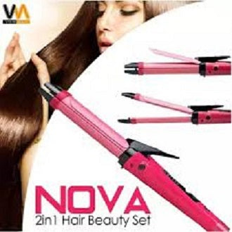 2 in 1 Hair Straightener and Curler