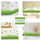 3D Fresh Green Grass Baseboard Wall Stickers