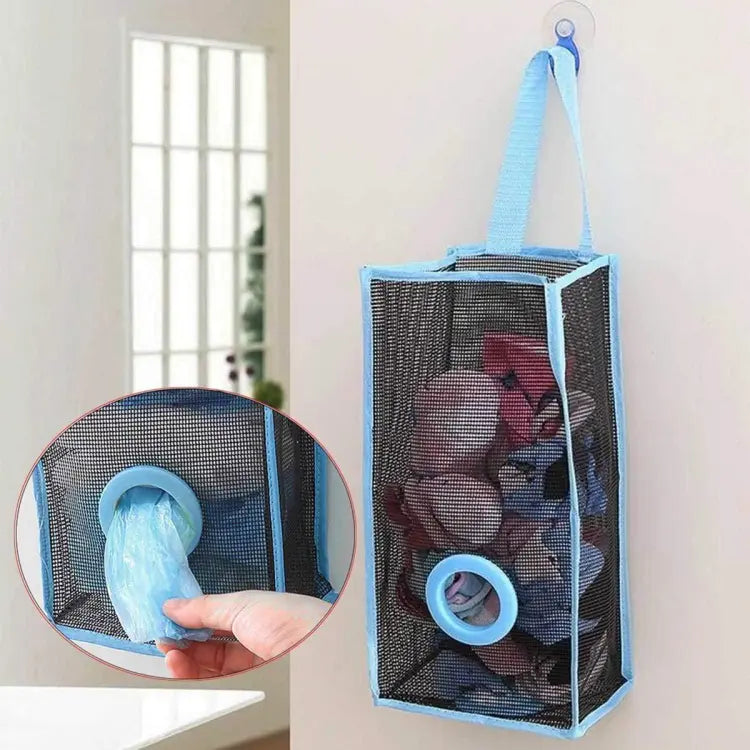 Multi-Purpose Hanging Shopper Dispenser Holder & Organizer Bag