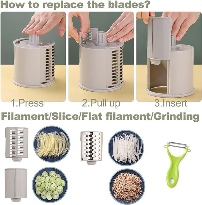 Vegetable Chopper for Kitchen Spiralizer