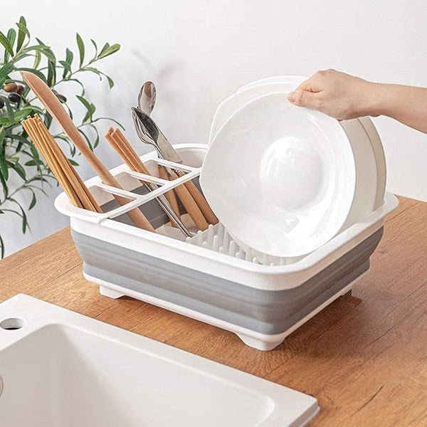FOLDABLE DISH DRAIN RACK