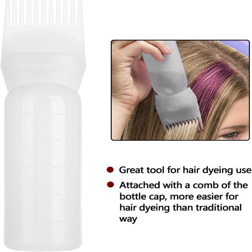 Hair Oil Comb bottle