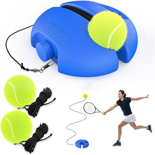 Tennis Trainer With 1Pc Tennis Ball For Beginner, Tennis Rebounder Set For Self Training, Auxiliary Training Equipment