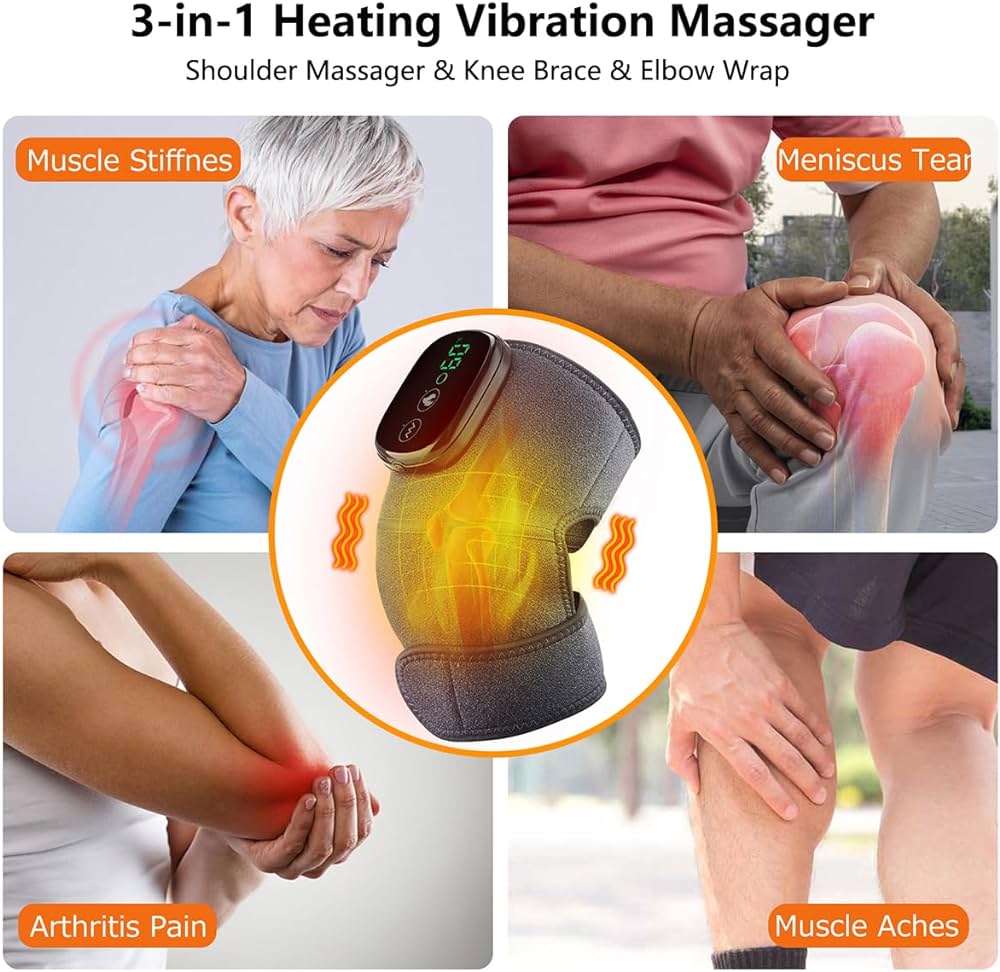 Rechargeable massage knee