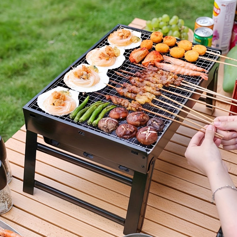 Portable & Foldable BBQ Grill Space Saver