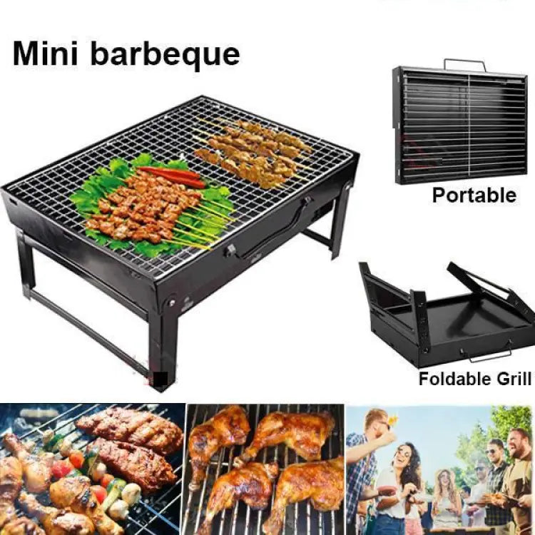 Portable & Foldable BBQ Grill Space Saver