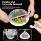 100pcs Disposable Food Cover Plastic Wrap Elastic Food Lid Bowl Covers