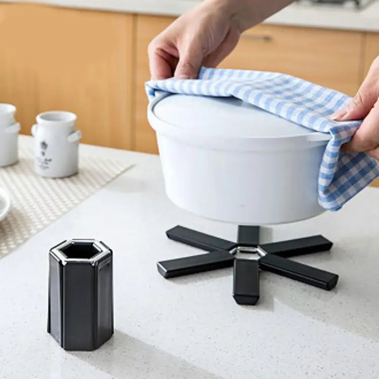 Best foldable Matt Kitchen Non-slip Folding Insulated Mat Heat Resistant Cushion Pan Pot Pad Holder
