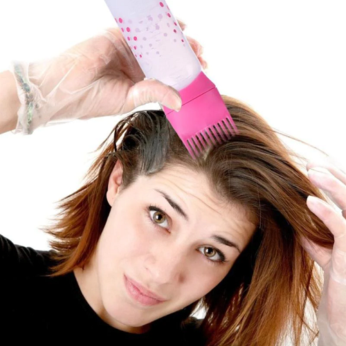 Hair Oil Comb bottle