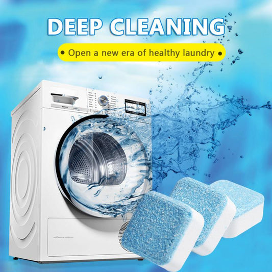 12PCS Tab Washing Machine Cleaner Washer Cleaning Detergent
