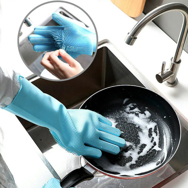 Washing Gloves, Silicone Dish Washer, Hand Gloves For Cleaning